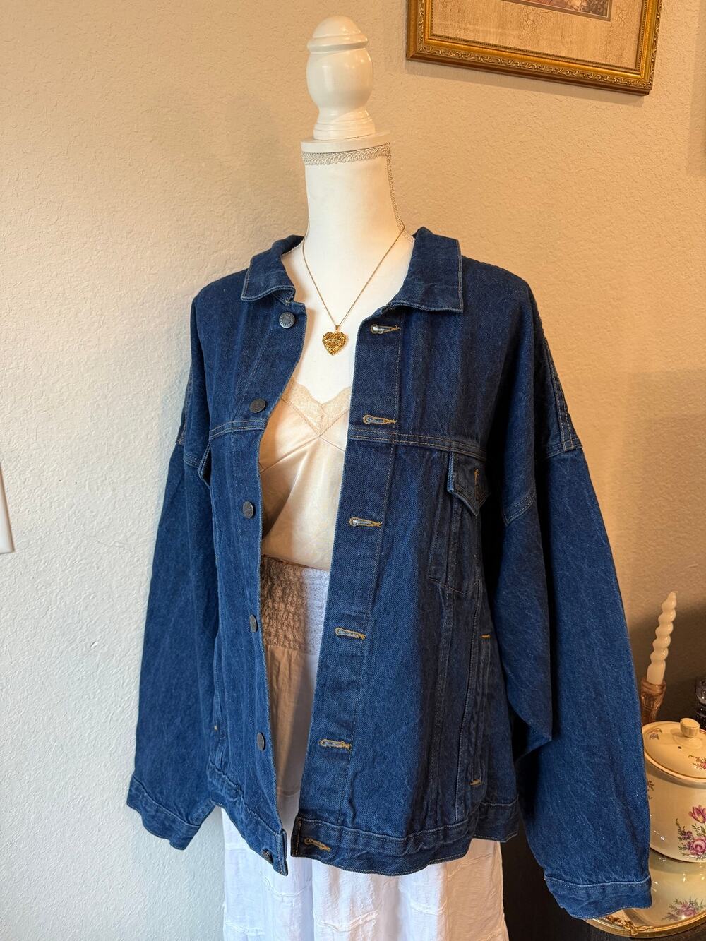 Vintage Air Force Blue Denim Jacket